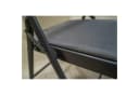 HTI-Living Klappstuhl Dima Velvet 2er-Set Grau Metall Bild 3