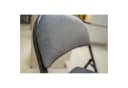 HTI-Living Klappstuhl Dima Velvet 2er-Set Grau Metall Bild 4