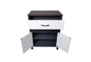 HTI-Living Küchenschrank Blanca Grau/Weiß Hochschrank Bild 1