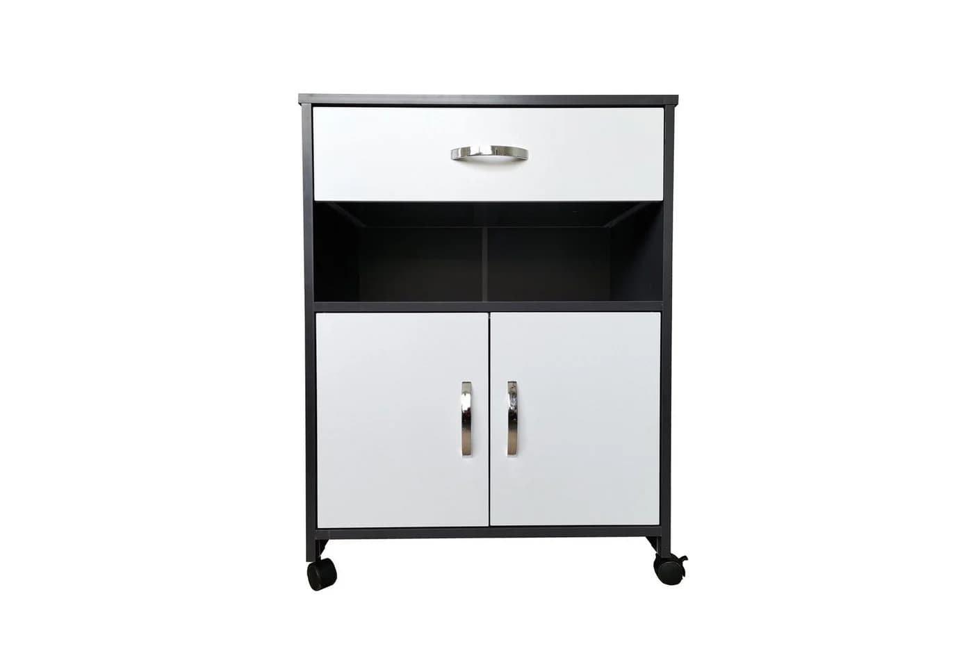 HTI-Living Küchenschrank Blanca Grau/Weiß Hochschrank - Bild 2