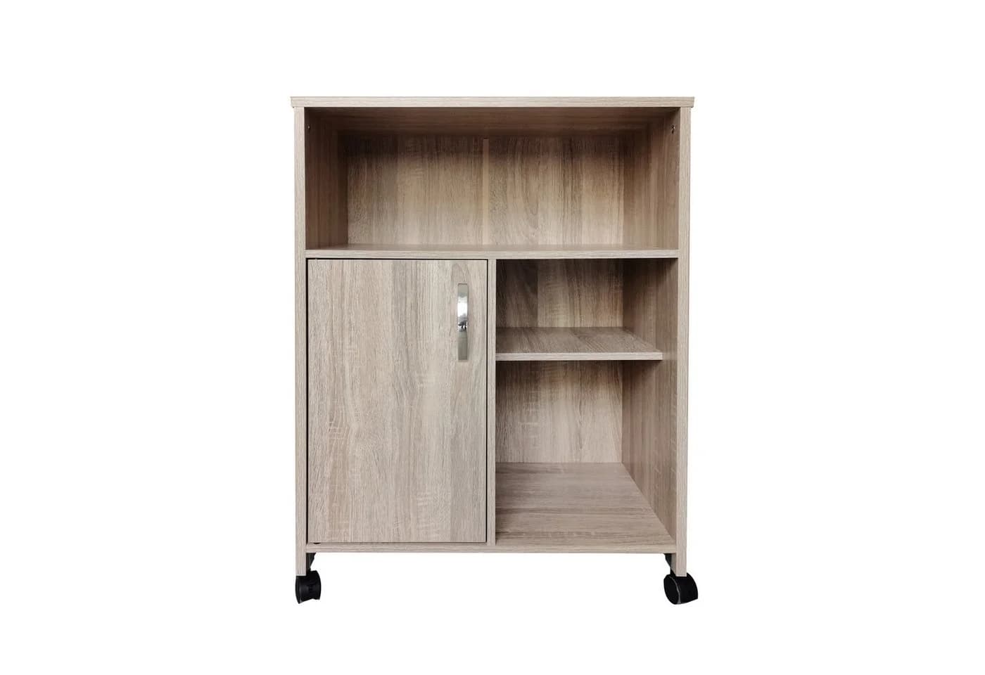 HTI-Living Hochschrank Küchenschrank auf Rollen Beige MDF - Bild 2