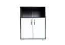 HTI-Living Hochschrank Küchenschrank Grau/Weiß Blanca Bild 3
