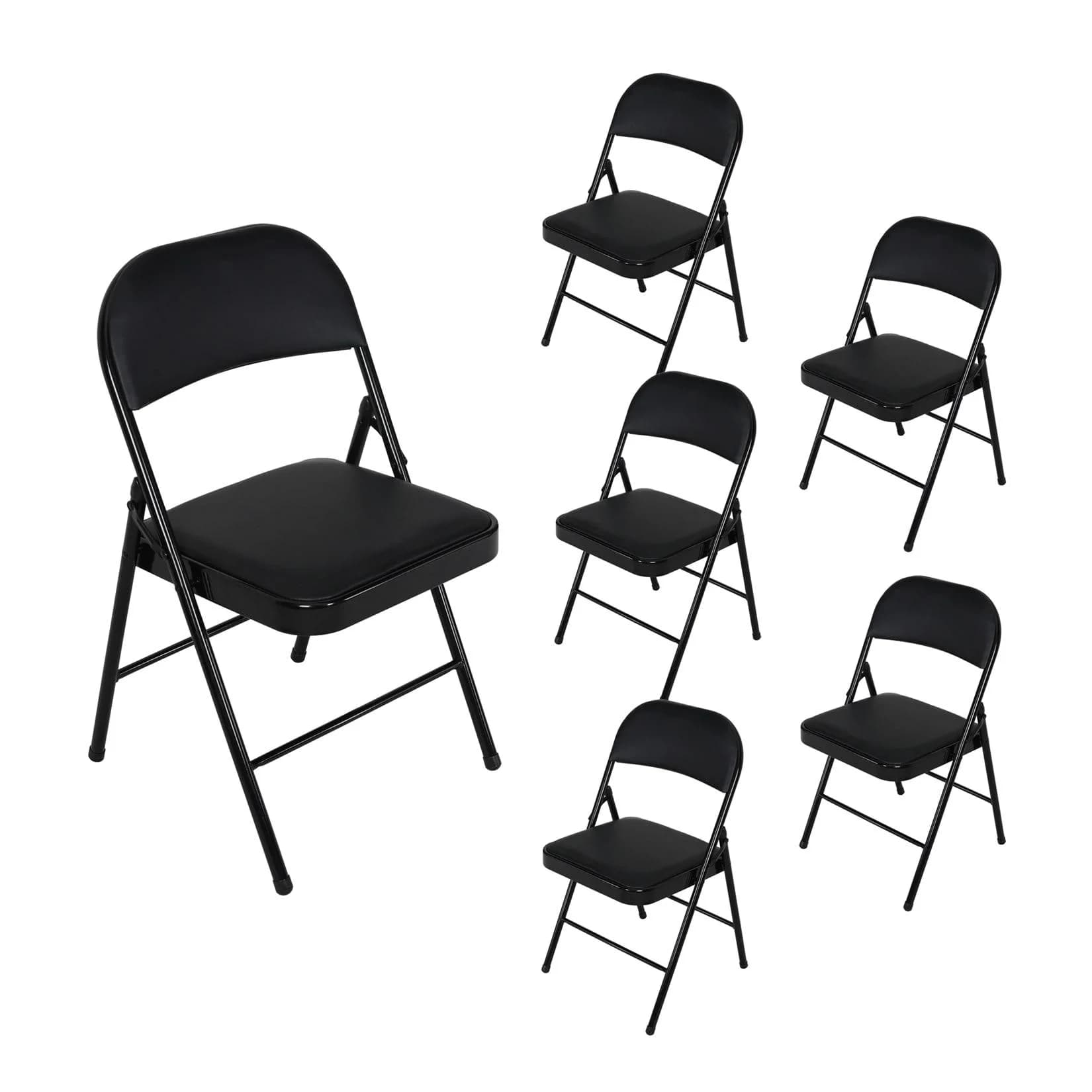 HTI-Living Klappstuhl Wedigo Schwarz 6er Set