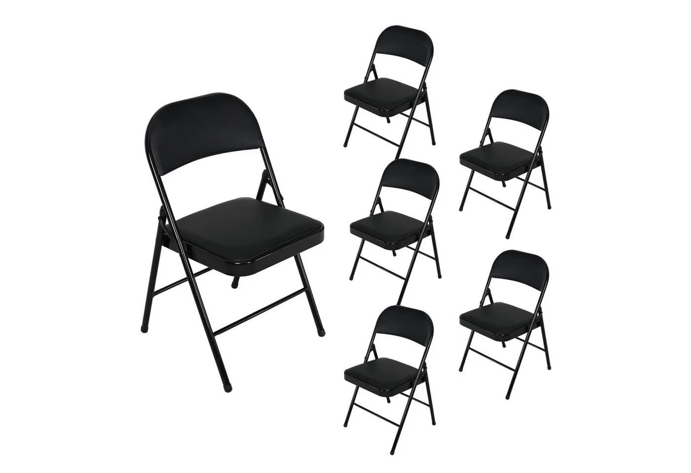 HTI-Living Klappstuhl Wedigo Schwarz 6er Set - Bild 3