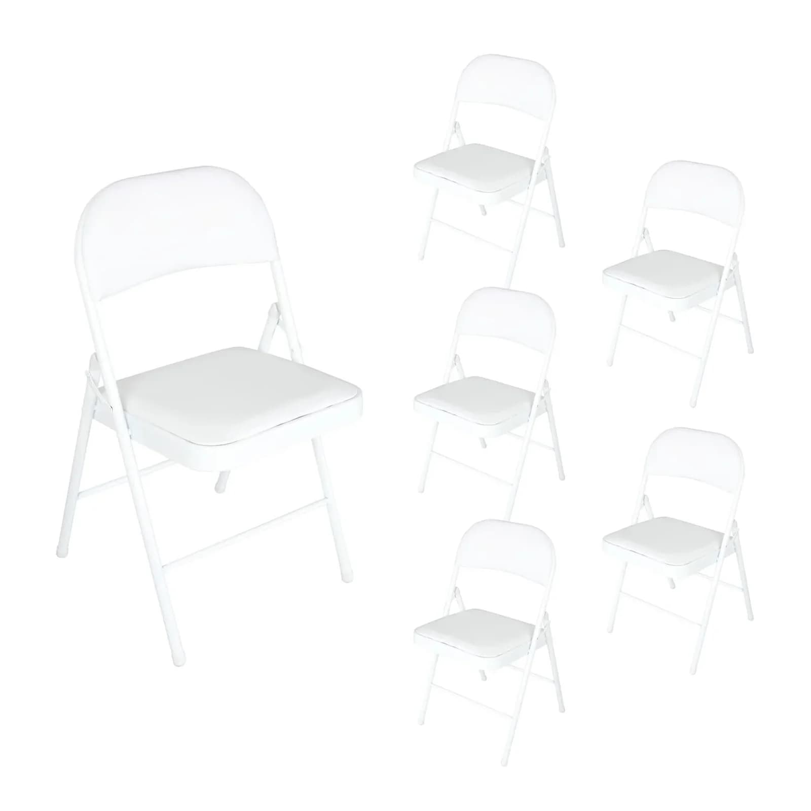 HTI-Living Klappstuhl Wedigo Weiß 6er Set