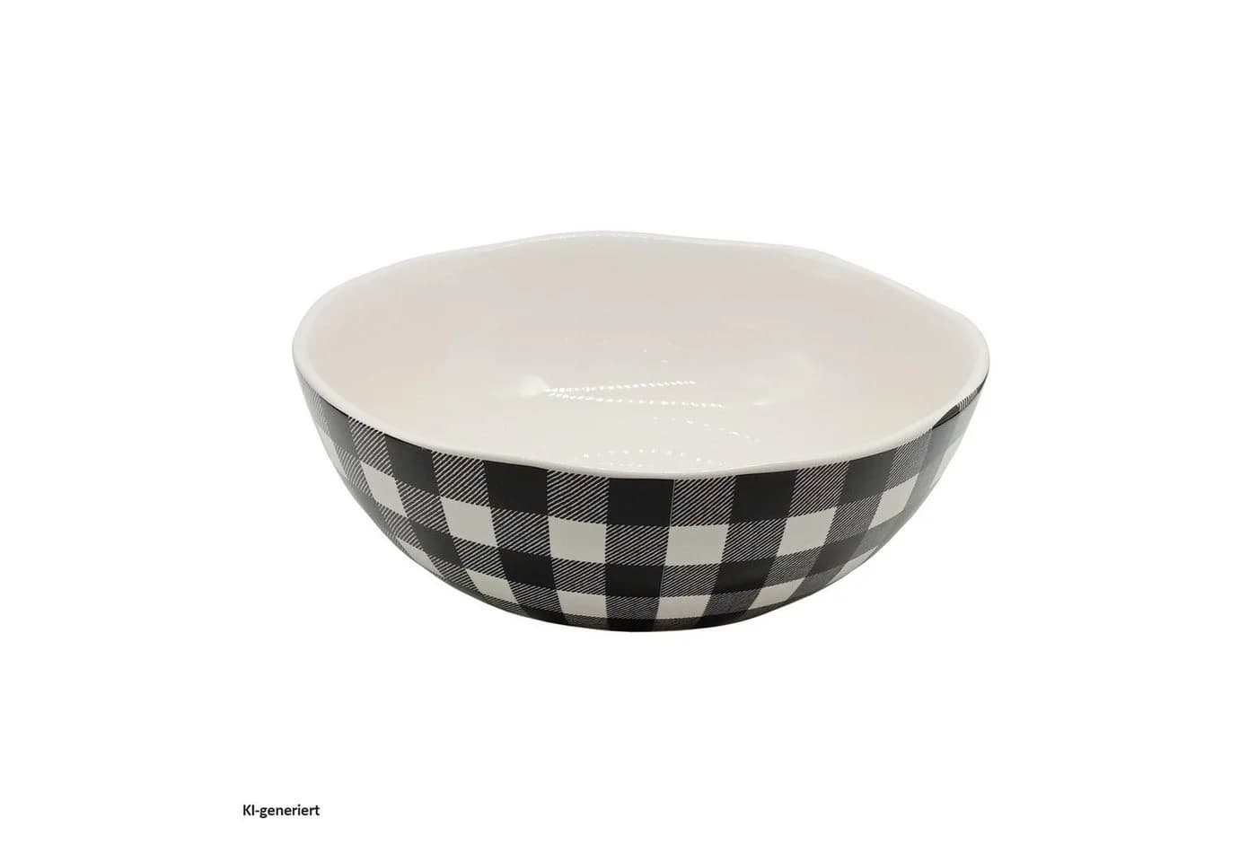 Neuetischkultur Salatschüssel Squares Schwarz Keramik - Bild 2
