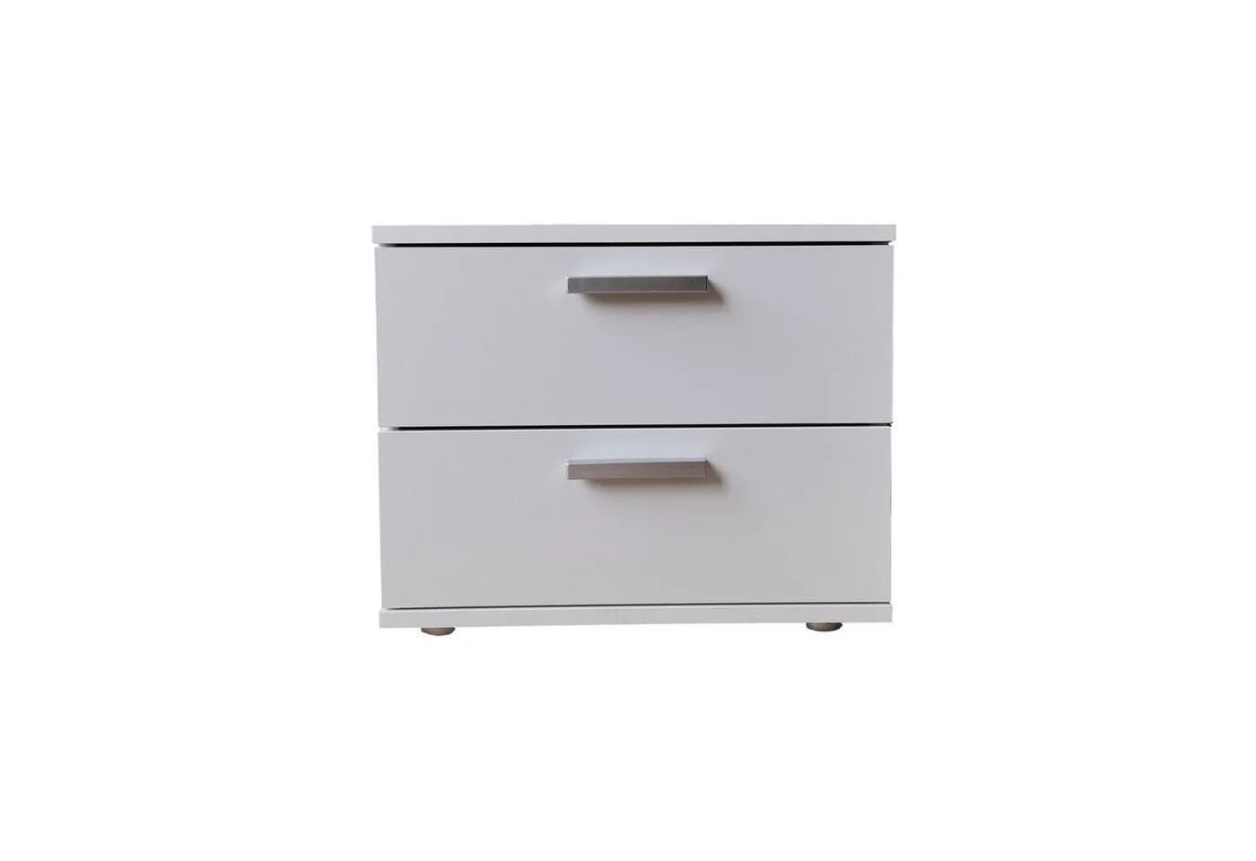 HTI-Living Nachtschrank Weiß mit 2 Schubladen Nina - Bild 2