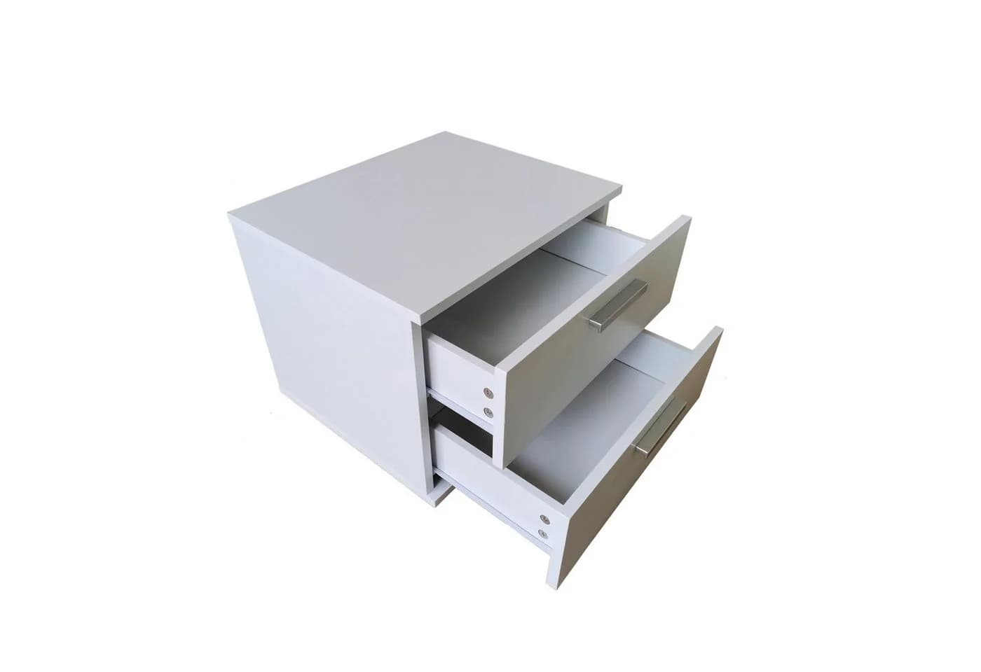HTI-Living Nachtschrank Weiß mit 2 Schubladen Nina - Bild 4