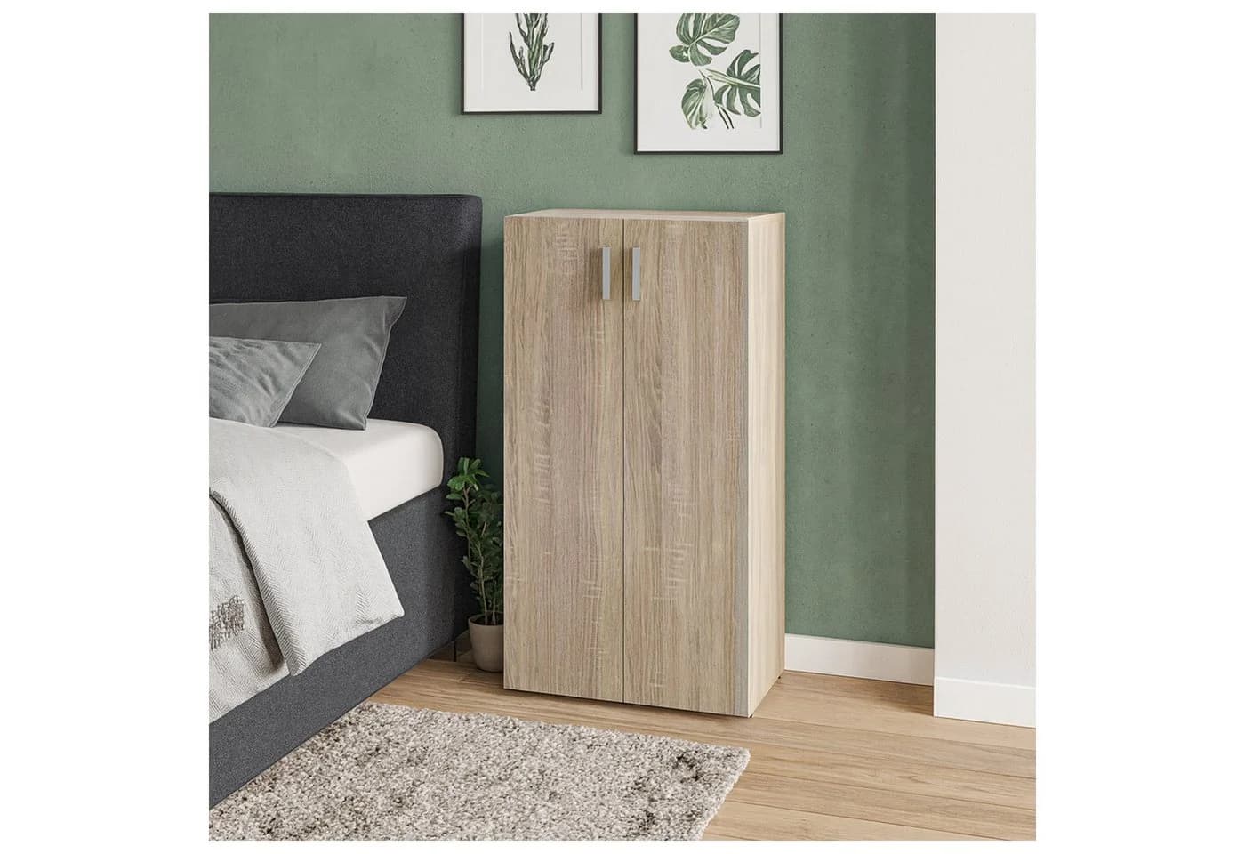 HTI-Living Mehrzweckschrank Kommode mit 3 Regalfächern Nina Sonoma - Bild 5