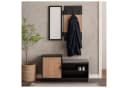 HTI-Living Garderobe Dana mit Schuhbank Schwarz Bild 1