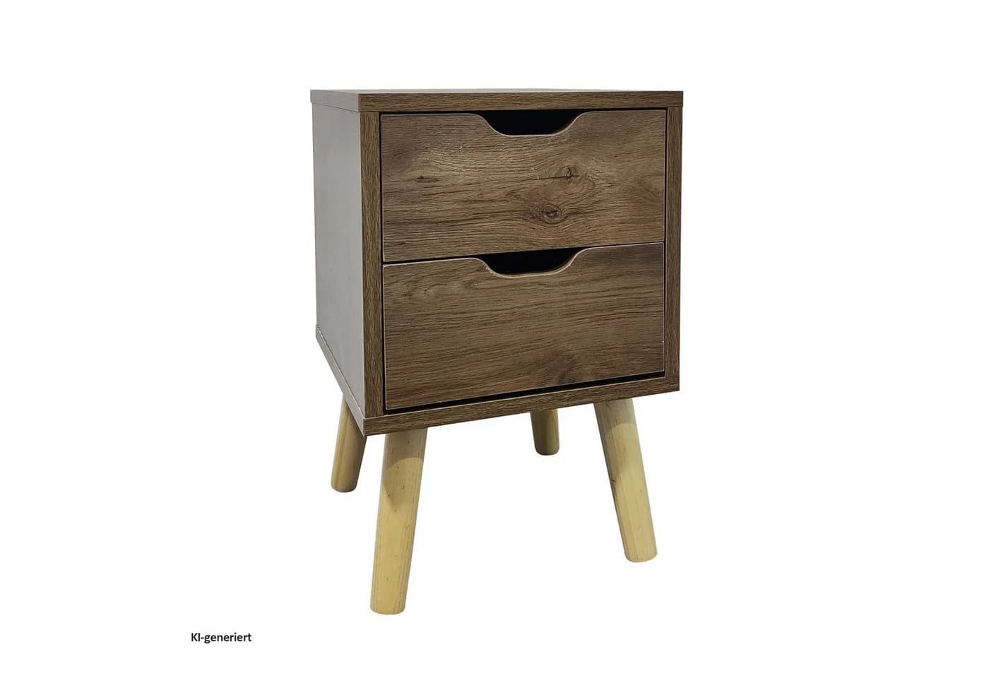 HTI-Living Nachtschrank Thekla 2945 mit 2 Schubladen Eiche