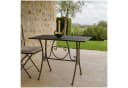 HTI-Living Gartentisch Metall Rostoptik Bild 3