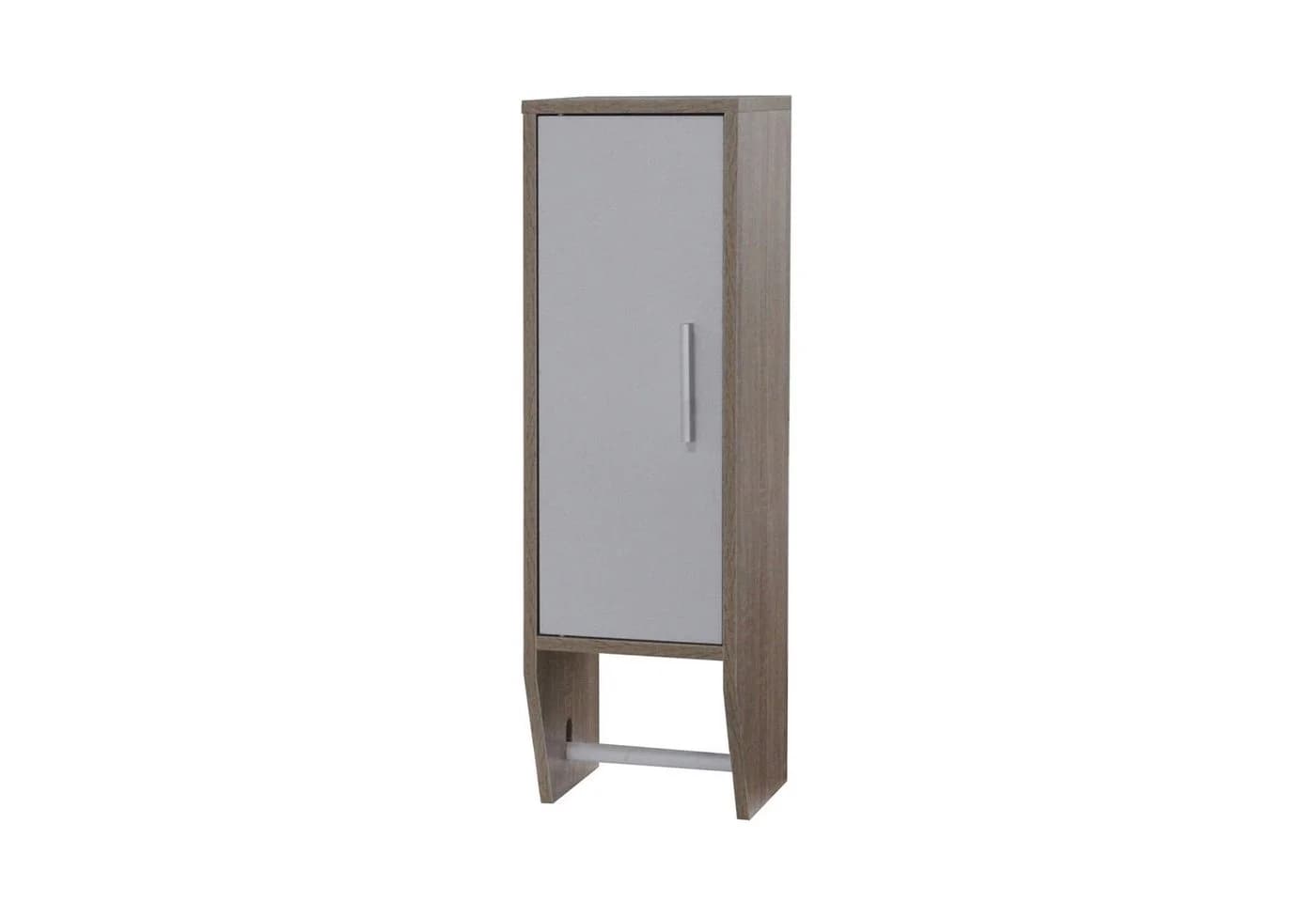 HTI-Living Toilettenpapierhalter mit Schrank Braun/Weiß