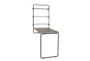 HTI-Living Wandklapptisch 3 in 1 Cora Küchentisch Schreibtisch Beige/Schwarz Bild 4