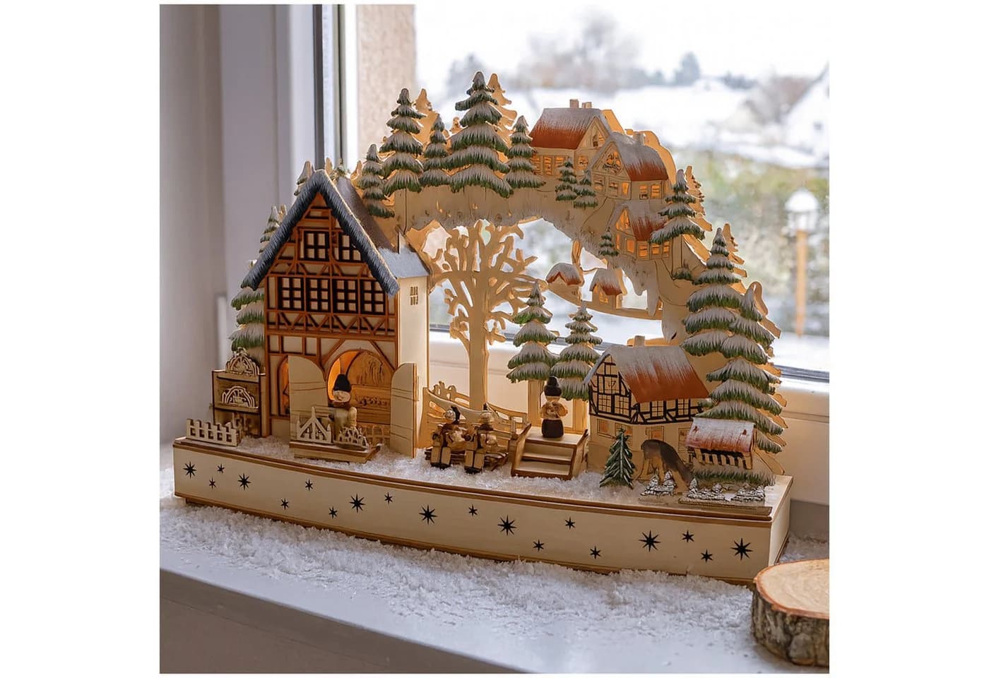 HTI-Living Schwibbogen Traditioneller Schwibbogen Holz - Bild 2