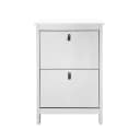 HTI-Living Schuhschrank Hayet Weiß 2 Fächer Bild 1