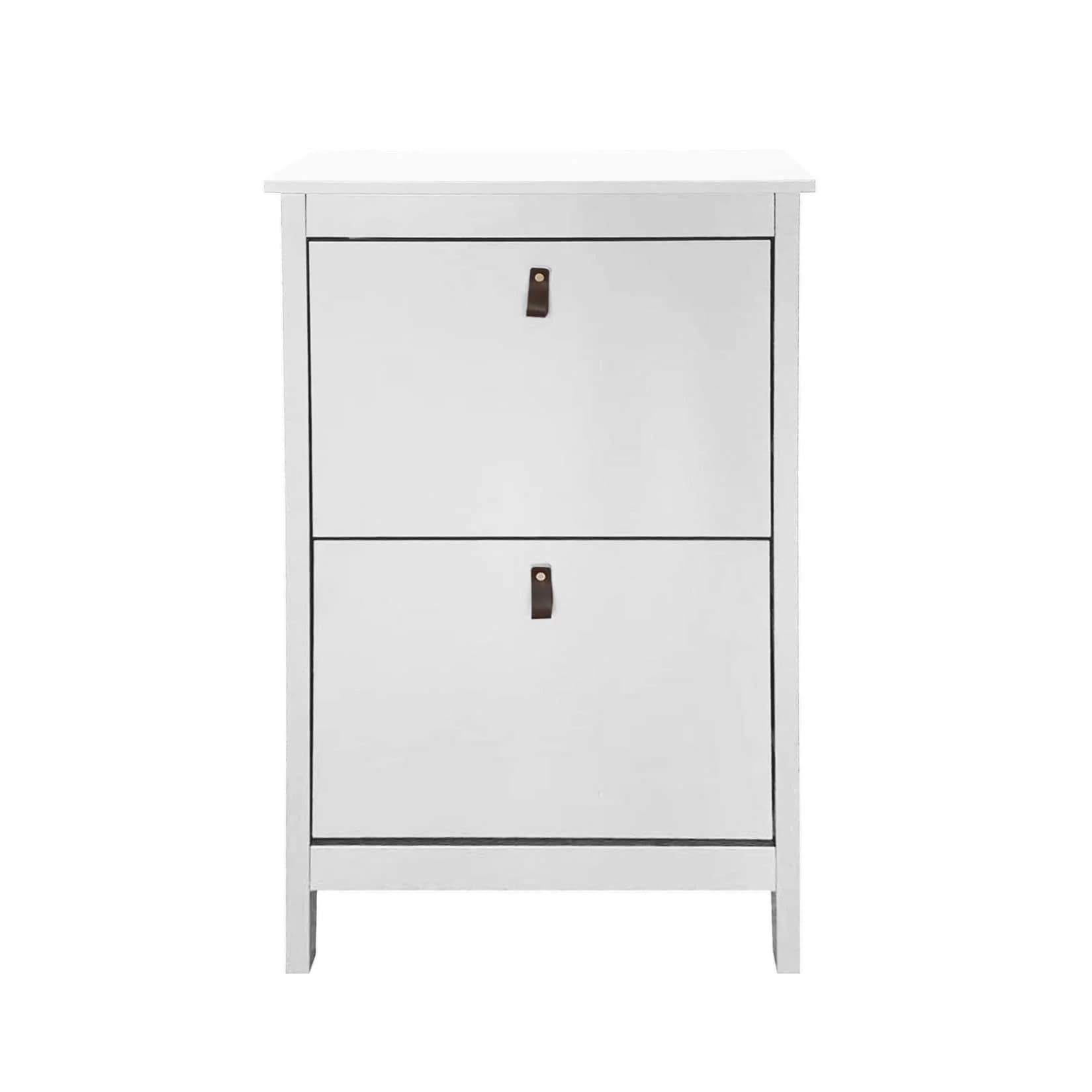 HTI-Living Schuhschrank Hayet Weiß 2 Fächer