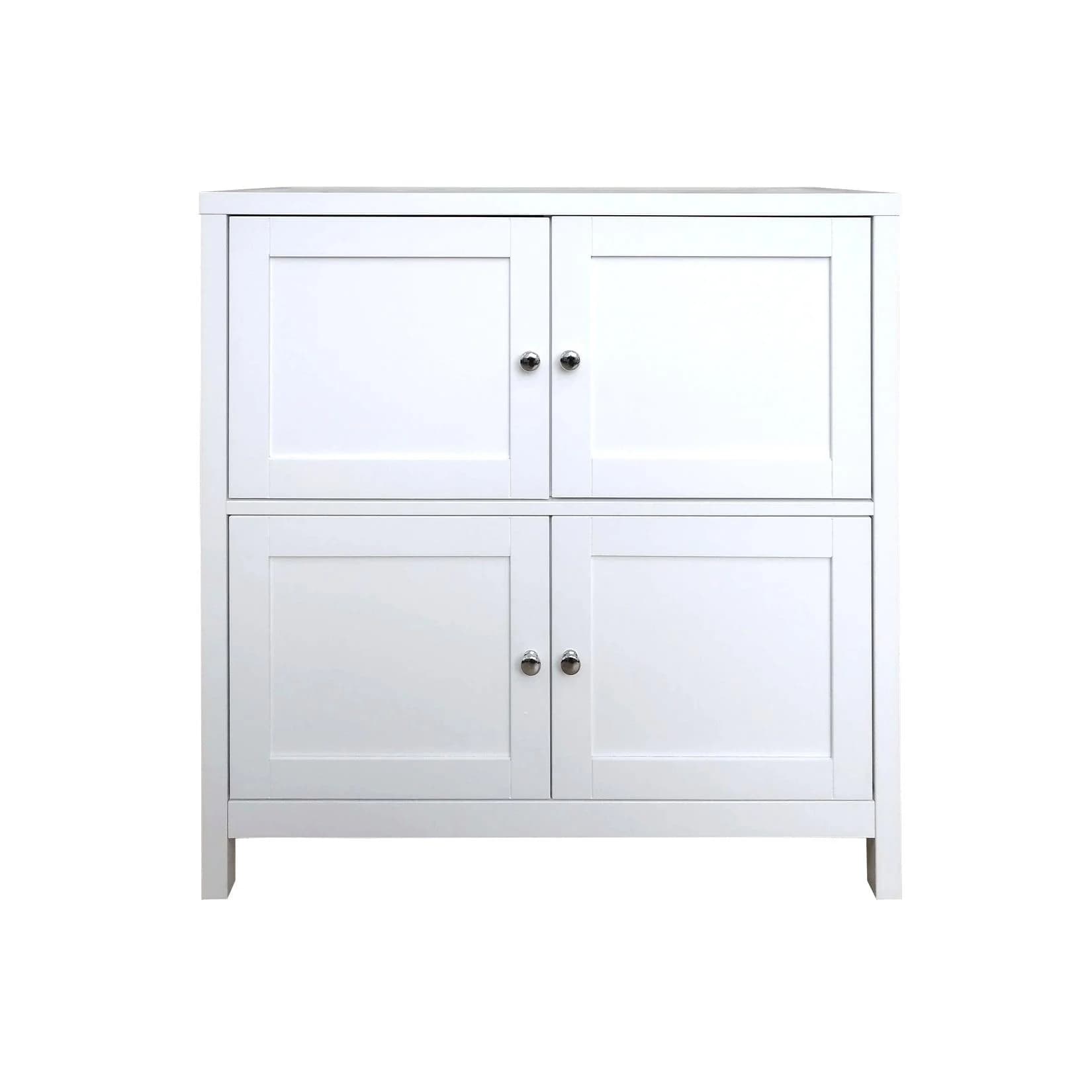 HTI-Living Kommode Hayet Weiß 4 Fächer Landhausstil