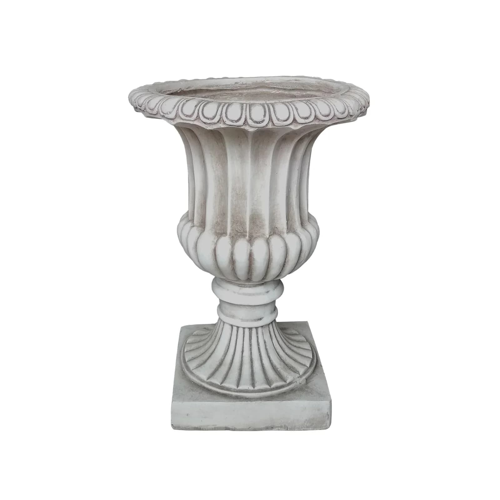 HTI-Living Pflanzkübel Athene Antik Hellgrau Polyresin