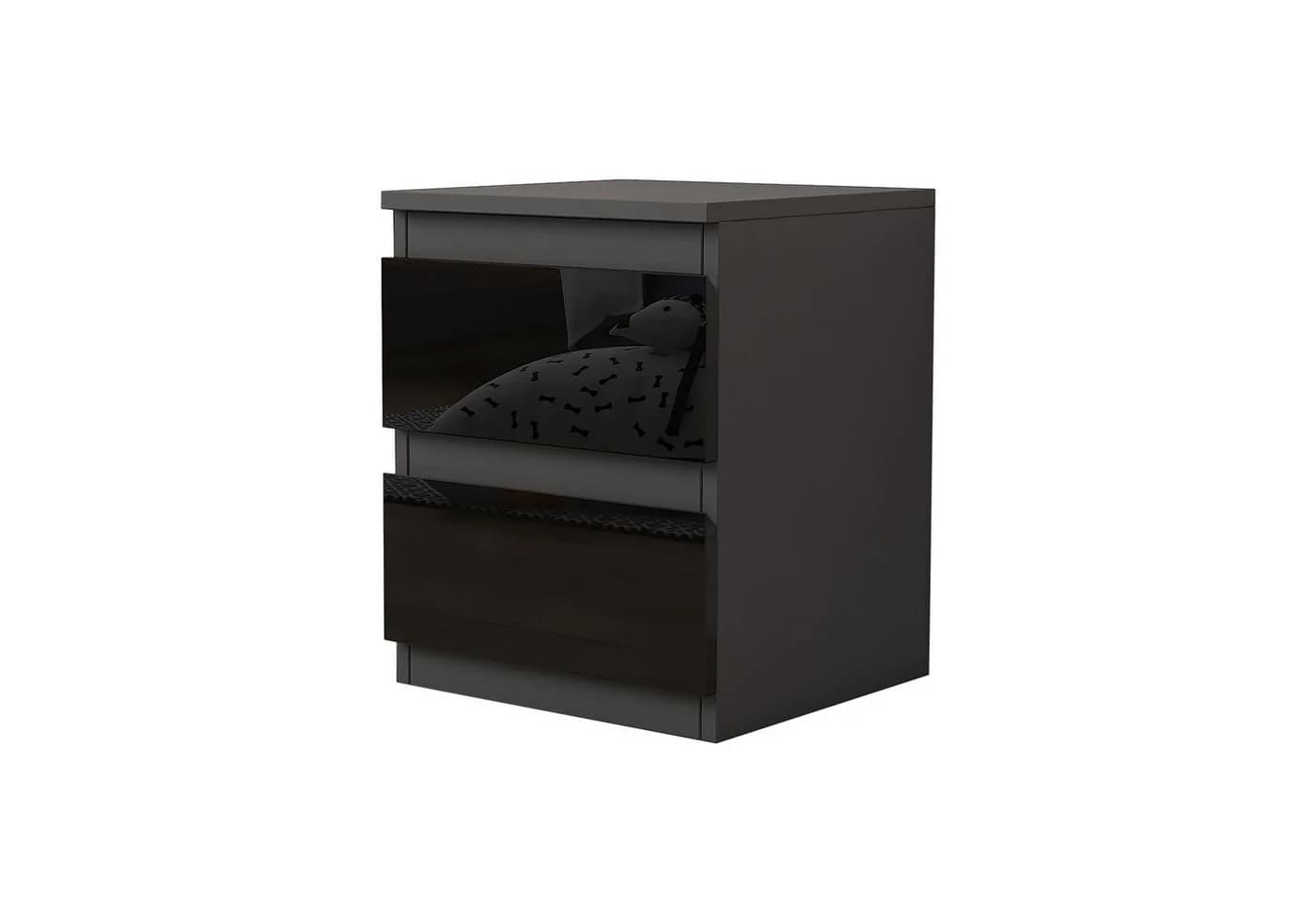 HTI-Living Nachtschrank Kenji Hochglanz Modern - Bild 3