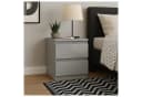HTI-Living Nachtschrank Kenji Hochglanz Grau 2er-Set Bild 4
