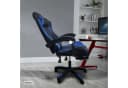 HTI-Living Gaming-Stuhl Krit Relax Schwarz-Blau mit Fußstütze Bild 3