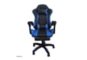 HTI-Living Gaming-Stuhl Krit Relax Schwarz-Blau mit Fußstütze Bild 4