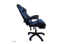 HTI-Living Gaming-Stuhl Krit Relax Schwarz-Blau mit Fußstütze Bild 5