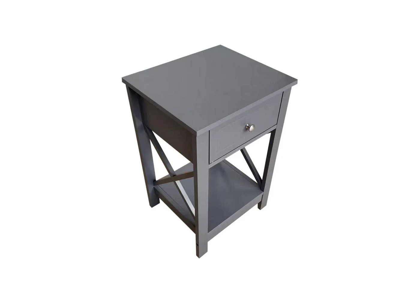 HTI-Living Nachtkommode Hayet 2er-Set Grau Landhausstil - Bild 4