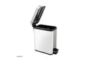 HTI-Living Mülleimer 5 Liter Silber Modern mit Soft-Close-Deckel Bild 1