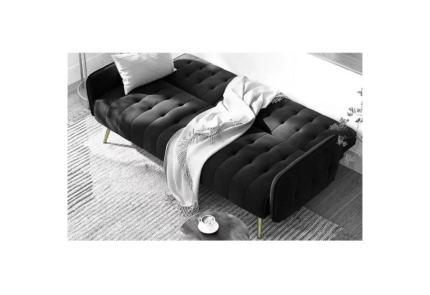 HTI-Living Schlafsofa Velvet Eris Zweisitzer mit Becherhalter - Bild 4