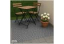 HTI-Living Outdoor-Bodenplatte Nessa Stone Grau Set 4 St. Kunststoff Bild 2