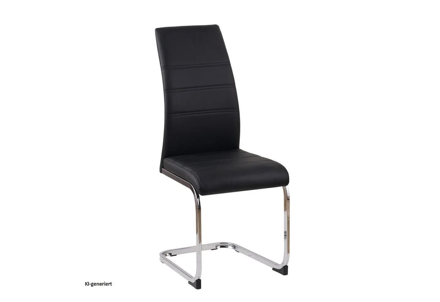 HTI-Living Esszimmerstuhl SallyC 4er-Set Schwarz Kunstleder - Bild 5