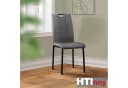 HTI-Living Esszimmerstuhl Denton Webstoff Hellgrau 4er-Set Bild 1