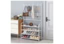 HTI-Living Garderobe mit Schuhregal Multifunktional Weiß Bild 2