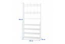 HTI-Living Garderobe mit Schuhregal Multifunktional Weiß Bild 3