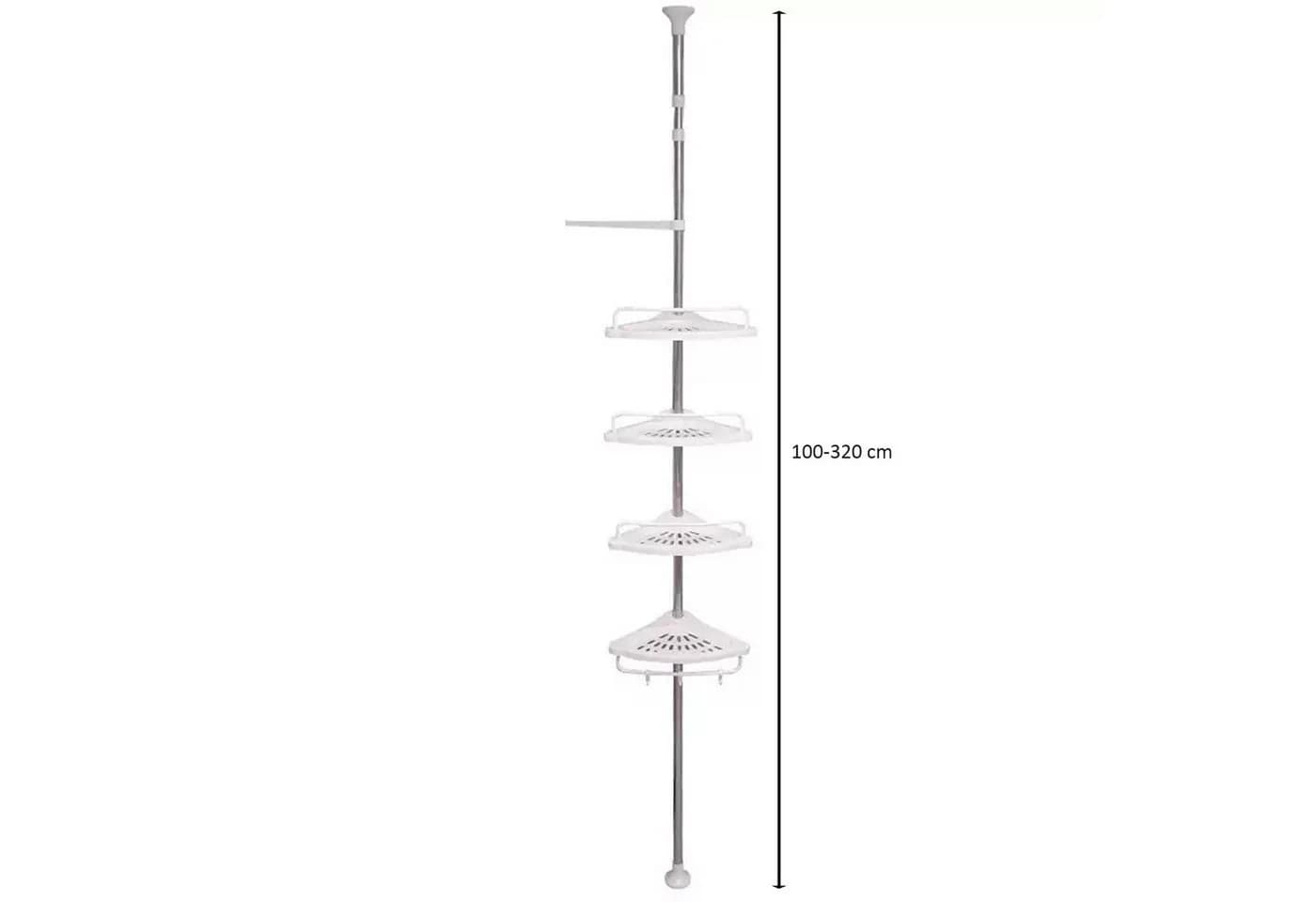 HTI-Living Teleskop Duschregal, Metall, Kunststoff - Bild 4