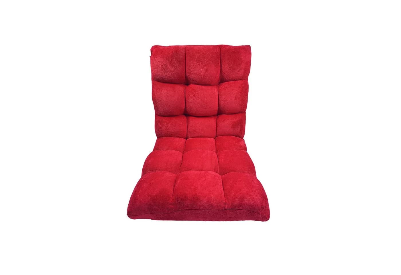 HTI-Living Relaxsessel Bodensessel Rot klappbar mit verstellbarer Rückenlehne - Bild 3