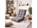 HTI-Living Relaxsessel Bodensessel Grau klappbar mit verstellbarer Rückenlehne Bild 2
