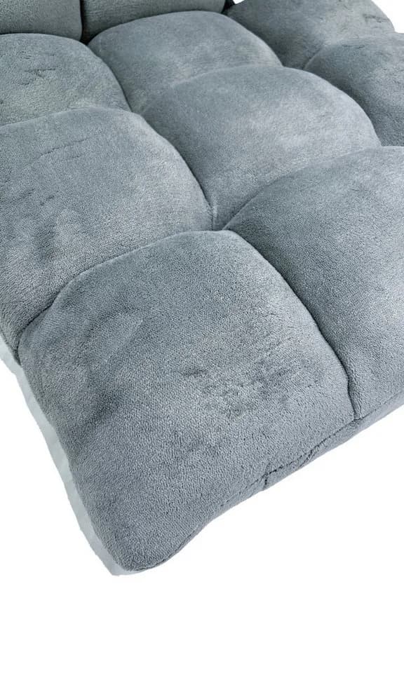 HTI-Living Relaxsessel Bodensessel Grau klappbar mit verstellbarer Rückenlehne - Bild 5