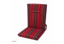 HTI-Living Relaxsessel Bodenstuhl Rot Gemustert Klappbar Bild 4