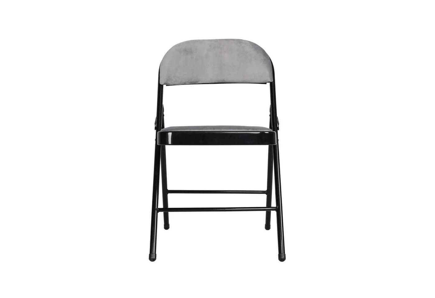 HTI-Living Klappstuhl Wedigo Velvet Grau 2er-Set