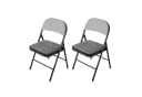 HTI-Living Klappstuhl Wedigo Velvet Grau 2er-Set Bild 2