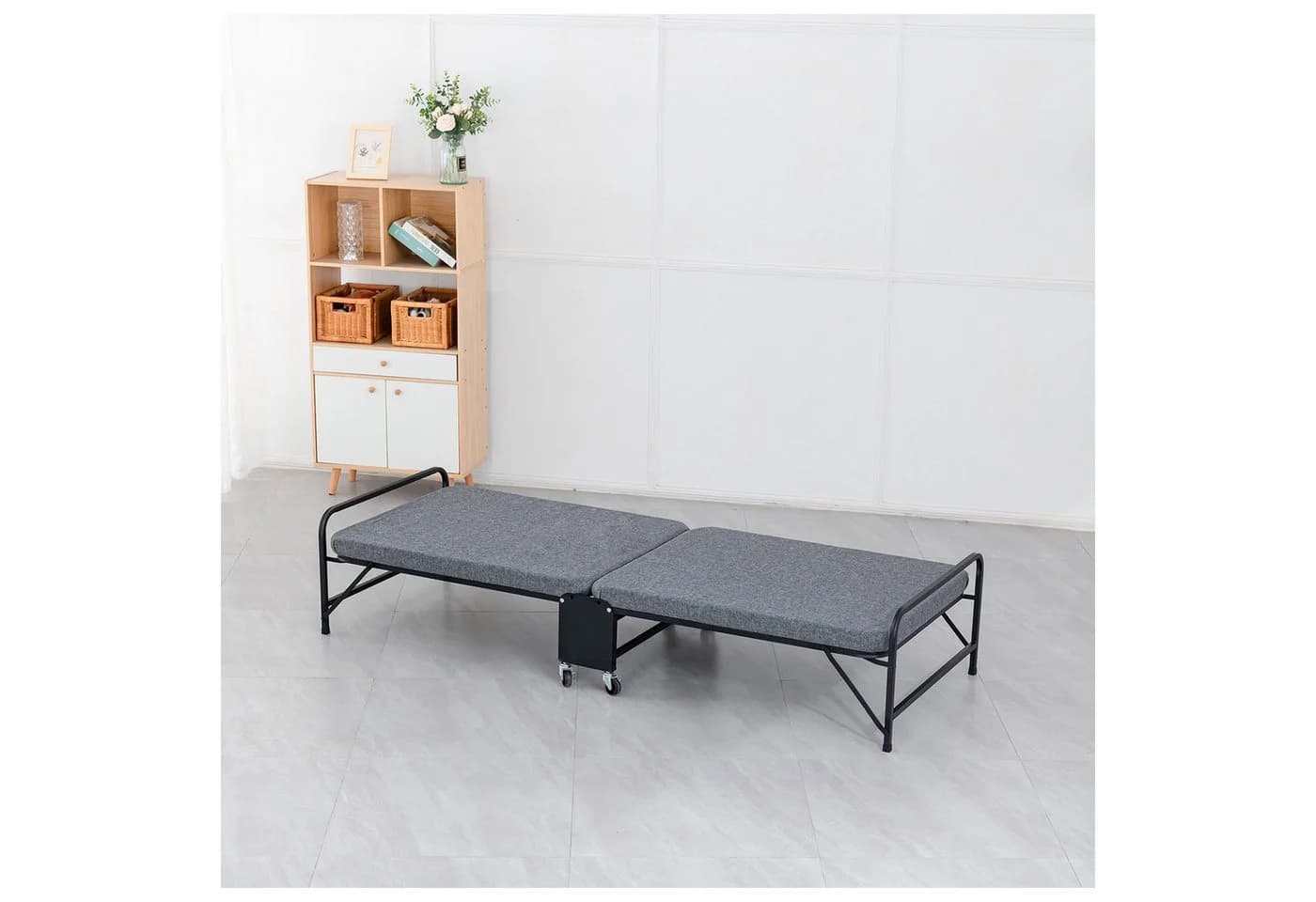 HTI-Living Gästebett Grau Klappbar 70x190 cm - Bild 3