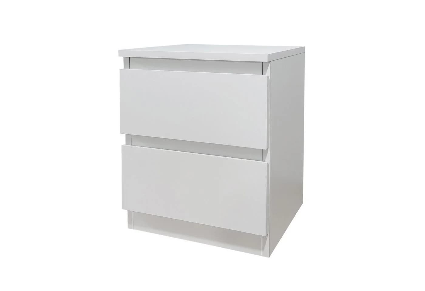 HTI-Living Nachtkommode mit 2 grifflosen Schubladen Weiß - Bild 2