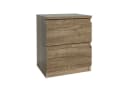 HTI-Living Nachtkommode mit 2 grifflosen Schubladen Beige Bild 2