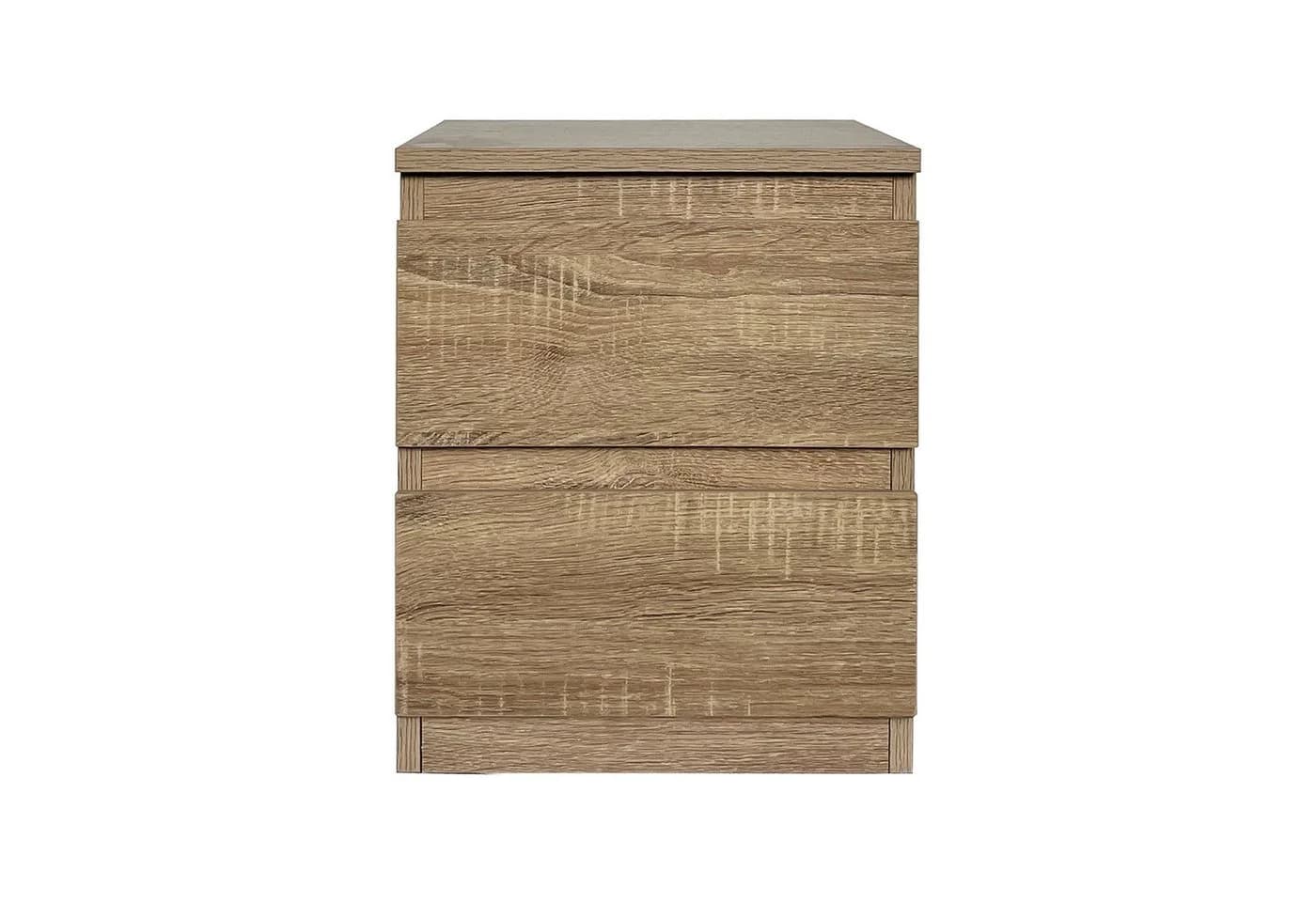 HTI-Living Nachtkommode mit 2 grifflosen Schubladen Beige - Bild 5