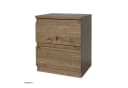 HTI-Living Nachtkommode 2 grifflose Schubladen Braun Bild 2