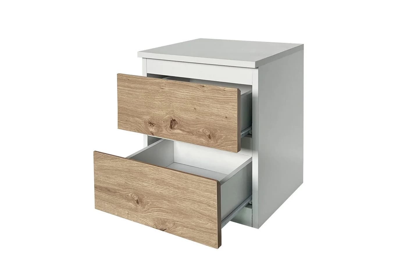 HTI-Living Nachtkommode 2 grifflose Schubladen - Bild 3