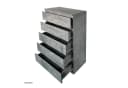 HTI-Living Kommode Thekla 5 Schubladen Beton Modern Bild 3